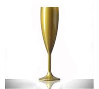 Virtually Unbreakable Polycarbonate Champagne Flute Elite Premium Champ Flute Gold Pack of 1
