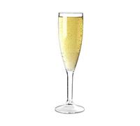 12 Polycarbonate Plastic Champagne Glasses