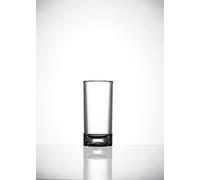 Virtually Unbreakable Polycarbonate Shot Glass Elite Premium 50ml Straight Shot Pack of 6