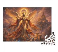 Virtue Angel 1000 Piece Wooden Jigsaw Puzzle,Impossible Challenge,Adults & Kids 14+,Home Wall Decor,Educational Toy,Wood,Gift Idea,Stress Relief (75x50cm)