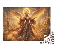 Virtue Angel 1000 Piece Wooden Jigsaw Puzzle,Wood,Stress Relief,Whimsical Challenge,Educational Toy,Home Wall Decor,Gift Idea,Adults & Kids 14+ (75x50cm)