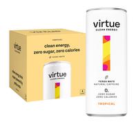 Virtue Clean Energy Tropical Flavour Energy Drink (4 x 250ml Multipack)