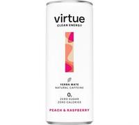 Virtue Drinks Virtue Clean Energy (Yerba Mate Drink) - Peach & Raspberry 250ml