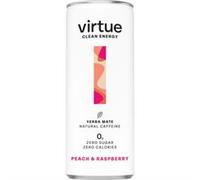 Virtue Drinks Virtue Clean Energy (Yerba Mate Drink) - Peach & Raspberry 250ml