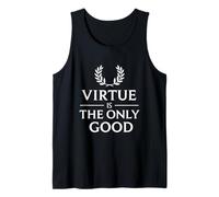 Virtue Is The Only Good Minimalist Design Stoicism Tee Stoic Tank Top