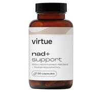 Virtue NAD+ | NAD Supplement for Healthy Aging & Cellular Energy | 300mg Nicotinamide Riboside (NR) + Trans-Resveratrol | 30 Vegan Capsules