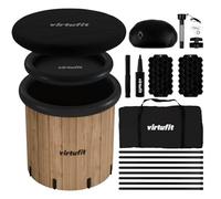 VirtuFit XXL Ice Bath - 375 l - Wood Effect