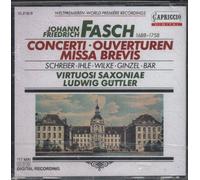 Virtuosi Saxoniae - Johann Friedrich Fasch: Concerti, Ouverturen, Missa Brevis