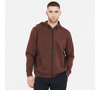 Virtus Mens Taro Technical Full-Zip Hoodie Size: Large, Colour: Brown