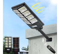 Viruhaka Solar Outdoor Lights,448LEDs Street Lights with 20000LM Hight Brightness, IP66 Waterproof Security Flood Light, Dusk to Dawn Solar Street Lights,for Exterior Wall, Patio, Yard, Deck, Garden