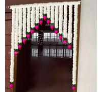 Virushka Gajra With Lotus Buds Thoranam For Entrance Door, Torans For Entrance Door, Banderwal For Home Door, 94 Cm,Fabric,Multicolor