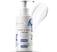 Vis Plantis Intensive Hand Cream for Very Dry Hands with Urea, Olive Oil & Snail Secretion Filtrate - 135 ml Sensitive Skin Moisturising Hand Cream for Women & Men - Natural Vegan Nail Mask with Pump