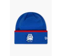 Visa Cash App Racing Bulls - Official Flawless Logo Edition - Cuff Knitted Beanie Hat - Stretch - Blue/White
