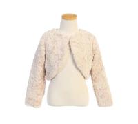 Visara Baby Cuddle Bolero - Champagne Faux Fur - 18/24 months