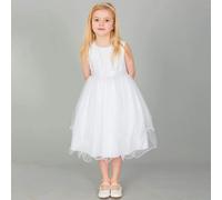 Visara Tiffany Dress - White - 5/6 years