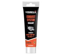 Visbella Auto Vehicle Exhaust System Sealant, Non-Slumping Professional Repair Crack Adhesive Super Glue Sealer for Car Mufflers, Tailpipes, Catalytic Converters (75, Grams)