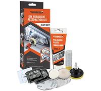 Visbella - HG0086AC1B DIY Headlight Restoration Kit Renewal with Protectant Fix Remove Buffer and Polish Cloudy Lights Taillights Fog Lights Directional Lights, Clear