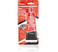 Visbella High Temperature RTV Silicone Gasket Maker, Sealed Oil Resistant Waterproof Quick Dry Liquid for Bonding Internal Combustion, Steam Turbines, Automotive Engine Parts 3.7OZ (RED)