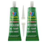 Visbella Silicone Engine or Exhaust Repair Gasket Seal Maker High Temperature Heat Resistant from -80ºF to 500ºF 170g (Pack of 2, Clear)