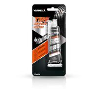 Visbella Tyre Repair Glue, Black Rubber Cement, Sidewall Tyre Scratch Repair Sealer, Fix a Flat, Restore & Protect Tire Surfaces for Car, Bike, Motorcycle, Lawn Mower 50g