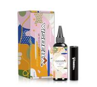 Visbella UV Resin Making Kit, Quick Curing Hard Clear Resin with UV Light Lamp, Shapes for Necklace, Key Chain, Craft Jewellery