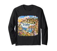 Visby, Sweden, Europe, Cruise Seaport Long Sleeve T-Shirt