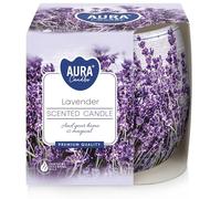 Viscio Trading 174704 Scented Candle, Wax/Glass, Purple, 8 x 8 x 7.5 cm