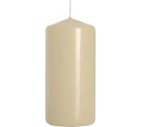 Viscio Trading 174728 Pillar Candle Wax Ivory 5 x 5 x 10 cm