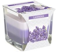 Viscio Trading 178340 Scented Candle, Glass/Wax, Purple, 8 x 8 x 8 cm