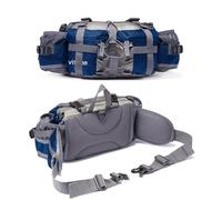 VISCNE Outdoor Fanny Pack Hiking Fishing Waist bag 2 Water Bottle Holder Lumbar Pack