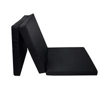 Mattress Guru Kids folding fabric futon mattress - multiple colours available Black