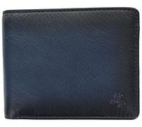 VISCONTI Atelier Collection Arthur Leather Wallet with RFID and Tap and Go AT60 Burnished Blue
