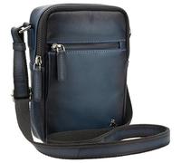 Visconti Atelier Collection Gianni Small Leather Cross Body Bag AT43 Burnish Blue