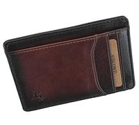 VISCONTI Atelier Collection Madison Leather Card Holder RFID Blocking AT67 Burnished Tan