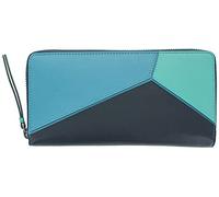 VISCONTI Barcelona Collection Ladies Zip Around Purse RFID Blocking BRC98 Bluebell