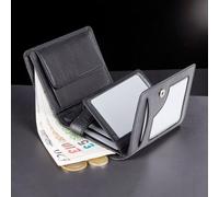 Visconti Brixton RFID Cash & Coin Wallet - Black