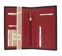 VISCONTI Colorado Soft Leather Gents Jacket Wallet RFID Blocking CD16 Black/Red