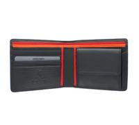 VISCONTI Gents Leather Bond Collection 'M' Wallet RFID Blocking BD10 Black/Orange/Red