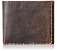 VISCONTI GENTS OIL BROWN LEATHER BIIFOLD WALLET 707