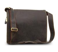 VISCONTI - Genuine Leather Messenger Bag - Harvard XL 16054 Oil Brown
