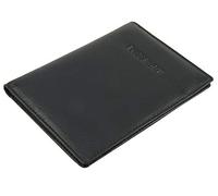 Visconti Genuine Leather Passport & Credit Card Holder Wallet Cover Case - 2201 (Black)