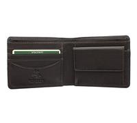 VISCONTI Heritage Collection Bi-Fold Stamford Leather Wallet RFID Blocking HT7 Chocolate