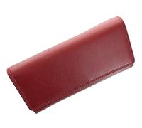 VISCONTI Heritage Collection Buckingham Leather Flap Over Purse RFID Blocking HT35 Red