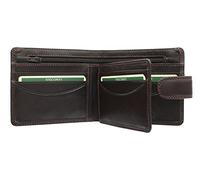 VISCONTI Heritage Collection Sloan Gents Leather Wallet with Tab Closure HT9 Chocolate