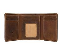 VISCONTI Hunter Collection Apache Leather Tri-Fold Wallet in Oiled Leather RFID Blocking 700, Oil Tan