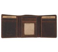 VISCONTI Hunter Collection Apache Leather Tri-Fold Wallet RFID Blocking 700 Oil Tan