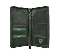 VISCONTI Hunter Collection Wing Leather Travel Wallet & Strap RFID Blocking 728 Oil Green