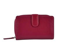 Visconti Ladies Medium Leather Purse/Wallet Heritage Collection Gift Boxed (Fuchsia)