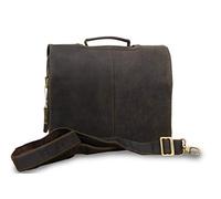 VISCONTI - Large Genuine Leather Messenger Bag - Austin 18760 Oil Brown
