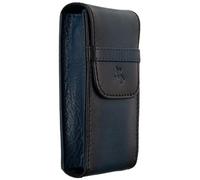 VISCONTI Leather Atelier Collection Travel Pouch for Watch AT73 Burnished Blue
